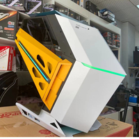 Soul Battleship Alien Mid Tower ATX Gaming Computer Case avec panneau latéral transparent et 240 refroidissement par eau