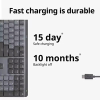 Logitech MX Mechanical Mini Multi-Device Wireless Mechanical Keyboard Keyboard Kantor Ringkas yang Dapat Diisi Ulang untuk Mac Windows