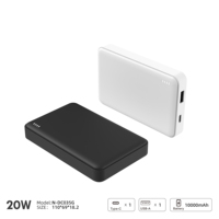 Batterie externe semi-solide NITIKA 10000mAh 20W PD, chargeur portable à double port à charge rapide, certifié 3C, PSE et CE