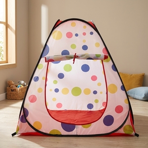 Tenda da Gioco Pieghevole in Rete per Bambini, Casetta Pop-up per Giochi al Chiuso e all'Aperto - Product Image 1