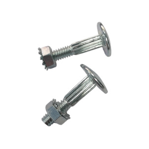 OEM Carriage Bolt <b>Coach</b> Bolt With Serrated Flange Lock Nut Grade 4.8 8.8 Carbon Steel Zinc Coated Fastener For Woodworking Bolts - Product Image 2