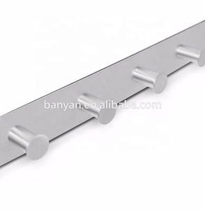 แขวน Rack Organizer เหล็ก Overdoor หลังสแตนเลสผู้ถือผ้าขนหนูกว่าตะขอประตู - Product Image 6