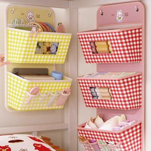 Bolsa de almacenamiento colgante con diseño de conejo para dormitorio, armario, tipo gancho, organizador de tela no tejida con ventana de malla para calcetines - Product Image 4