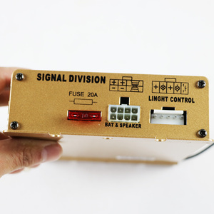 X5 Không Dây Điều Khiển Từ Xa 200W Khuếch Đại 3-Cách Còi Báo Động Sừng Với Đèn LED Nhấp Nháy Cảnh Báo Đèn Dc12v An Ninh Hệ Thống Báo Động - Product Image 3