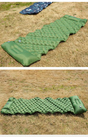Matelas gonflable de camping haut de gamme avec pompe intégrée, lit d'air portable imperméable pour l'extérieur, la maison et les invités