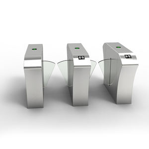 Barrière de tourniquet à rabat de sécurité à hauteur de taille de contrôle d'accès d'empreintes digitales de haute sécurité pour la salle de sport et le fitness - Product Image 6