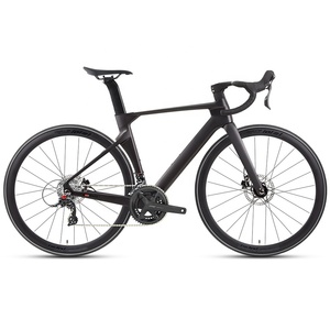 <span class=keywords><strong>Bicicleta</strong></span> de Carretera de Fibra de Carbono R5pro 2026, Nueva, con Doble Freno de Disco, 24 Velocidades, Cableado Interno Completo, Ruedas de Aluminio, Aerodinámica, para Carreras - Product Image 1