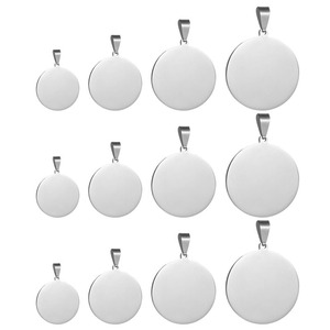 Charm <span class=keywords><strong>pendentif</strong></span> pièce de monnaie personnalisée en acier inoxydable personnalisé avec nom ou <span class=keywords><strong>photo</strong></span> logo breloques pendentifs accessoires de bijoux à bricoler soi-même - Product Image 5