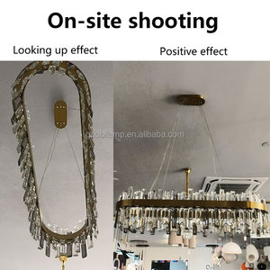 Đèn chùm pha lê hiện đại sang trọng, đèn treo trong nhà, nhà hàng, đèn trang trí, đèn chùm pha lê - Product Image 4