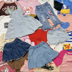 Abbigliamento Usato di Grado A per Bambini, Vestiti Estivi Misti di Seconda Mano per Ragazzi e Ragazze, Vendita all'Ingrosso in Balle - Product Image 3