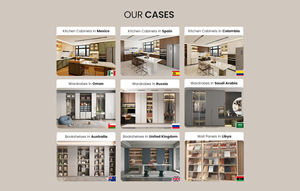 خزانات حيوانات أليفة متحركة بعجلات من الخشب الصلب مباشرة من المصنع متعدد الطبقات في الأماكن المغلقة - Product Image 6