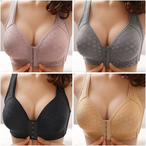 Nouveaux soutiens-<span class=keywords><strong>gorge</strong></span> respirants à <span class=keywords><strong>fermeture</strong></span> avant pour femmes, anti-affaissement, push-up, sans fil, sous-vêtements pour femmes, <span class=keywords><strong>grande</strong></span> <span class=keywords><strong>taille</strong></span>, <span class=keywords><strong>soutien</strong></span>-<span class=keywords><strong>gorge</strong></span> fin - Product Image 5