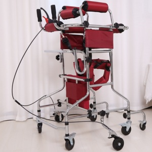 Déambulateur de haute qualité et durable pour adultes et personnes âgées handicapées avec roulettes, aide à la marche et à la position debout assistée - Product Image 4