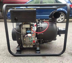 Pompe chimique centrifuge auto-amorçante portable de 3 pouces (80 mm) pour traitement de l'eau de mer, 25 m de hauteur de refoulement, 4 kW, 5 CV, KKD80CP-25 - Product Image 2