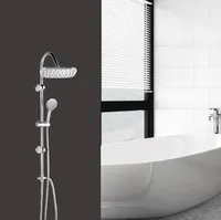 Modern paslanmaz çelik 304 fırçalanmış üretici banyo duş başlığı seti mikser seti