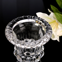 Vase en verre transparent épais de style nordique moderne pour mariage et fête, décoration de table durable et écologique