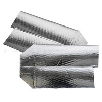 Sacs isothermes jetables pour le stockage des aliments Sacs thermiques rembourrés de bulles personnalisées pour les aliments froids et chauds Sac d'emballage d'expédition de fruits