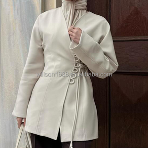 Abaya Musulmana Willson, Elegante Blazer Modesto, Nuovo Design, Abbigliamento Islamico Moderno per Donne - Product Image 3