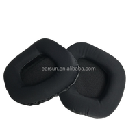 Diskon besar bantalan telinga Gel pengganti penutup bantal kompatibel dengan Cor sair Void PRO RGB kabel/headphone Headset Gaming nirkabel