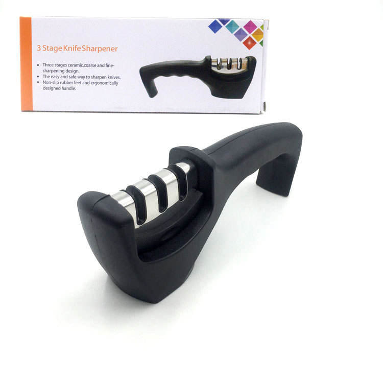 ที่ลับมีดสีดำ+กล่องสี