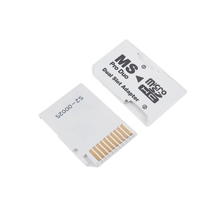 Adaptador de Tarjetas Dual de 2 Ranuras para PSP, Tarjeta <span class=keywords><strong>Micro</strong></span> <span class=keywords><strong>SD</strong></span> TF a <span class=keywords><strong>Memory</strong></span> <span class=keywords><strong>Stick</strong></span> para MS <span class=keywords><strong>Pro</strong></span> <span class=keywords><strong>Duo</strong></span> - Product Image 2