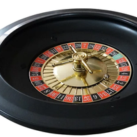 Professionelles Luxuriöses Hochwertiges 16-Zoll Roulette-Rad Casino Fortgeschrittenes Roulette Professionelles Massivholz-Roulette-Rad