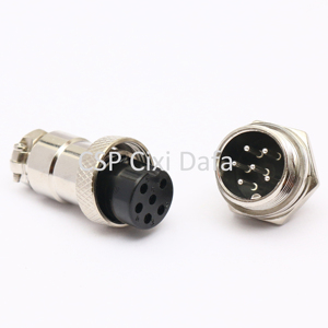 Trung Quốc nhà máy gx16 M16 Thông tư nối 6 Pin kim loại cáp cắm kết nối - Product Image 1