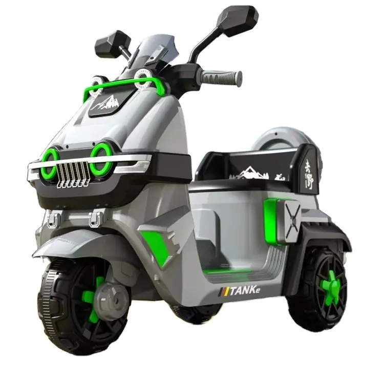 Motocicleta eléctrica recargable para niños, motocicleta eléctrica para conducir, venta al por mayor