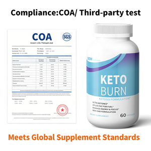 Pilules Keto Burn en gros pour la perte de poids par la cétose, brûleur de graisse cétogène naturel, test COA pour les vendeurs sur plateformes e-commerce - Product Image 5