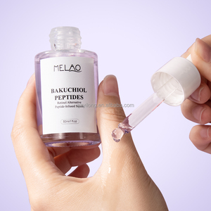 Bakuchiol Soro Private Label Vegan à base de plantas Suave Skincare Peptídeos Faciais Soro Iluminar o embotamento Anti Envelhecimento Bakuchiol Soro - Product Image 3