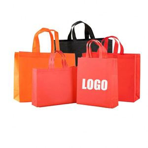 ถุงช้อปปิ้งผ้า Non Woven รีไซเคิลได้ 100 GSM ขายดี ใช้ซ้ำได้ เป็นมิตรกับสิ่งแวดล้อม สำหรับใส่ของชำ ของขวัญ บรรจุภัณฑ์ พิมพ์โลโก้ได้ - Product Image 3