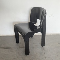 Chaise médiévale Restaurant de style nordique chaise en plastique simple café lait thé boutique dos gravé chaise durable