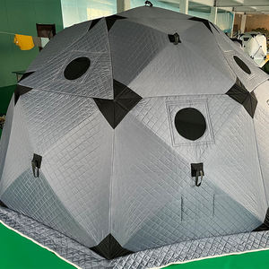 เต็นท์กันหนาวขนาดใหญ่ 4x8 เมตร พร้อมฉนวนกันความร้อนหนาพิเศษ สำหรับตั้งแคมป์กลางแจ้ง กันน้ำ กันลม เหมาะสำหรับตกปลาบนน้ำแข็ง - Product Image 6