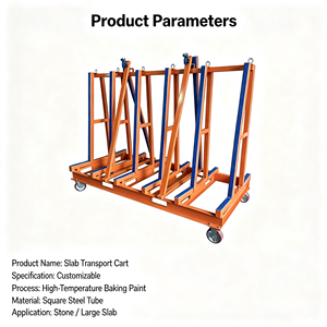 Carretilla de Plataforma de Acero Tipo A de 120x75cm, Capacidad de Carga de 1500kg, Plataforma de 3.5cm de Grosor, Ruedas con Núcleo de Hierro de 8 Pulgadas, Barandillas Extraíbles para Uso en Almacenes - Product Image 6