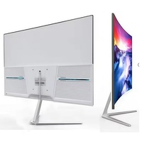 Moniteur de jeu incurvé 32 pouces DQHD 120 Hz HDR400 1800R IPS grand écran avec haut-parleurs intégrés 4K