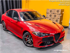 Ruedas JUWA de Aluminio Forjado con Diseño de 5 Radios en Forma de Pétalo, Ligeras y Optimizadas para Mayor Resistencia, en Color Bronce, Tamaños 20, 21, 22, 23 y <span class=keywords><strong>24</strong></span> para Alfa Romeo - Product Image 4