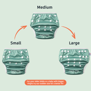 Pannolino da Nuoto Regolabile per Bambini, Impermeabile, Personalizzabile, Riutilizzabile e Lavabile, per Bambini Maschi - Product Image 4