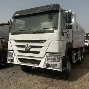 SINOTRUK HOWO 6*4 Blanco 10 camión volquete de neumáticos Hecho en China Nissan Ud camión volquete Zimbabwe camión volquete