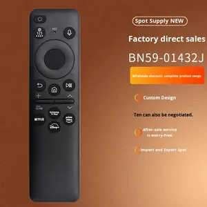Pour <span class=keywords><strong>Amazon</strong></span> Best-seller Télécommande universelle BN59-0432E pour <span class=keywords><strong>Samsung</strong></span> TV LCD pour Bluetooth Voice Batterie au lithium Durable - Product Image 1