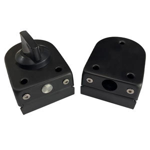 उच्च गुणवत्ता वाले आधुनिक वाणिज्यिक स्टेनलेस स्टील 201/304 फ्रेमलेस ग्लास डोर डबल स्विंग संयोजन लॉक सुरक्षा - Product Image 1