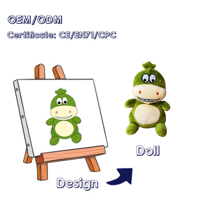 Juguete de Peluche de Dinosaurio Personalizado al por Mayor, Juguete de Peluche Suave, MOQ Bajo, Muñecos de Peluche Personalizados, Juguete de Peluche de Animales Personalizado - Product Image 1