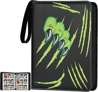 MIO personnalisé pour Poke Yugioh Baseball TCG commerce carte liant 9 poches Zip cuir PU Album dossier pour enfants