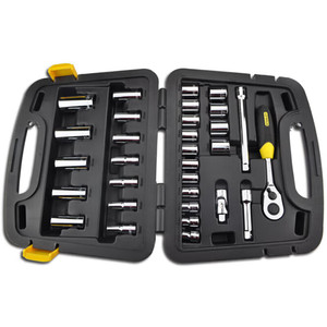 Juego de Llaves de Tubo Métricas de 31 Piezas Serie 10MM con Llave de Trinquete de 3/8'' y Fuente de Alimentación Manual en Estuche Rígido 91-937-22 31 P - Product Image 5