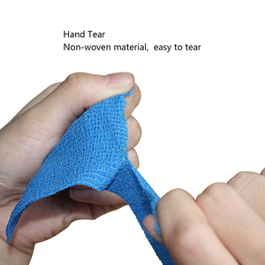 Popular 2019 más la venta de artículos al por mayor médica suave no tejida vendaje elástico cohesivo - Product Image 6
