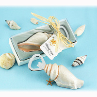 Abridores de Botellas con Forma de Concha, Recuerdos para Invitados, Serie Playa, Boda, Abridor de Botellas de Concha Marina, Accesorios de Cocina