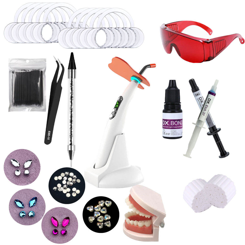 Kit de pierres précieuses pour les dents