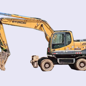 Excavatrice Hyundai 210W-9 d'occasion, 21 tonnes, neuve, avec pompe à engrenages et roulement pour pelle sur pneus - Product Image 1