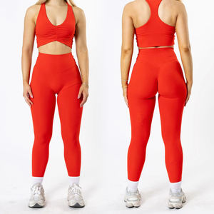 Custom Eco Friendly ragazze Gym Wear Booty Lift allenamento <span class=keywords><strong>2</strong></span> pezzi Yoga set Activewear per le donne - Product Image 1