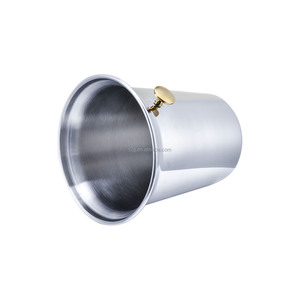 Premium professional commercial bar cocktail <b>serving</b> fast cooling stainless steel champagne chiller bucket - Product Image 5