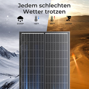 Paneles Solares Residenciales Tipo N, Totalmente Negros, en Stock, 150w 180w 200w 250w, Paneles Solares de Vidrio en Stock - Product Image 5